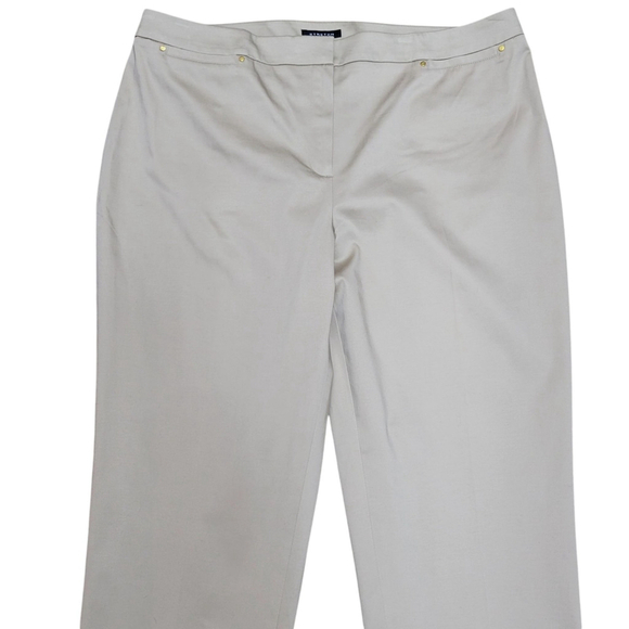 Jones New York Collection Stretch Classic Pants 16 Women Waist 38" Inseam 27.5" - Picture 3 of 8